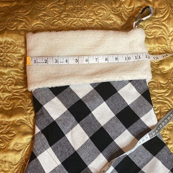 XL Plaid dog Paw Stocking - Picture 6 of 6